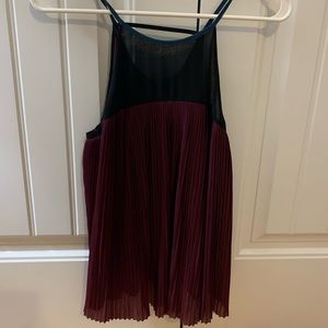 Spaghetti String Flowy Tank